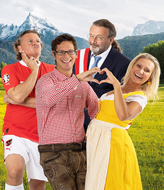 Comedy Hirten: Peter Moizi, Christian Schwab, Herbert Haider, Angelika Niedetzky. Foto: (c) ...................